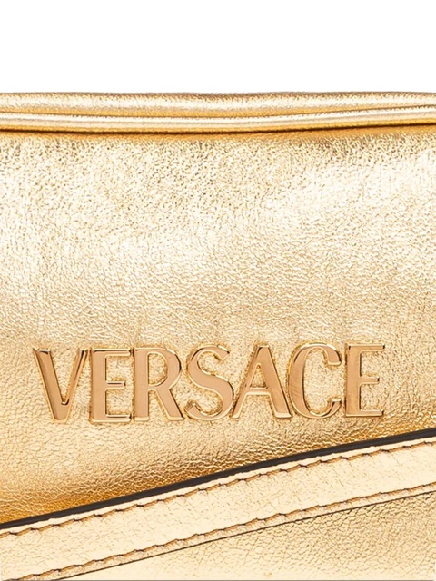 Versace metallic leather shoulder bag - Gold - zdjęcie produktu nr 2