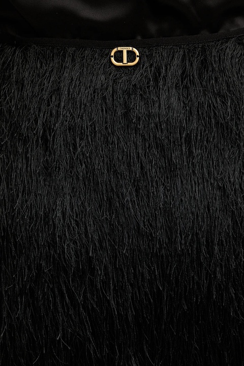 Twinset spódnica kolor czarny mini prosta 252TT2302 - zdjęcie produktu nr 1