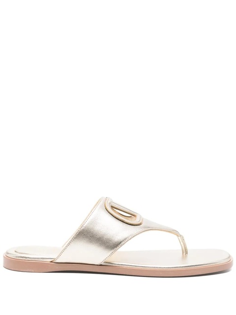 Valentino Garavani VLogo Signature sandals - Gold - zdjęcie produktu nr 1