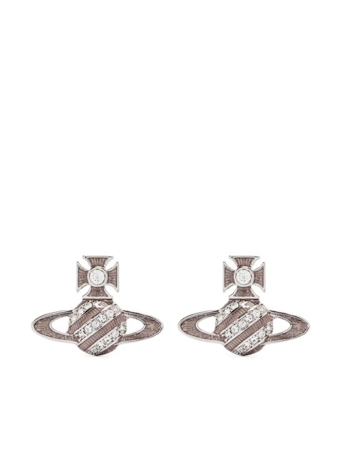 Vivienne Westwood Orb-plaque earrings - Silver - zdjęcie produktu nr 1