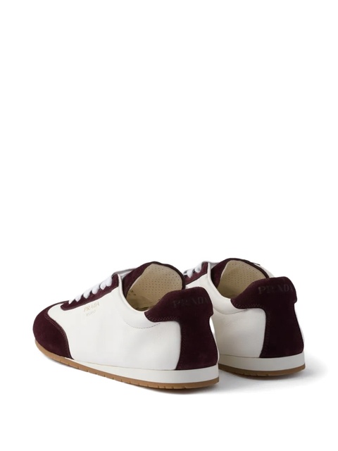 Prada leather sneakers - Neutrals - zdjęcie produktu nr 2