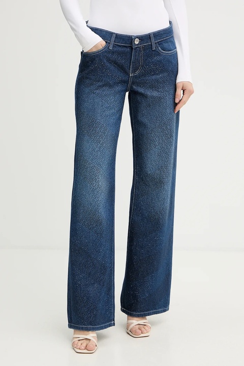 Guess jeansy damskie high waist W5BA1D D0741 - zdjęcie produktu nr 1