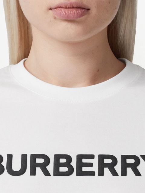 Burberry logo-print organic cotton T-shirt - White - zdjęcie produktu nr 2