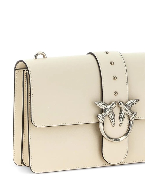 PINKO bird-embellished flap cross body bag - Neutrals - zdjęcie produktu nr 2