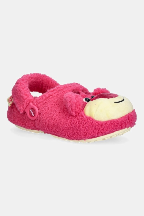 Crocs klapki Classic Lined Pixar Lotso Clog kolor różowy 211758 - zdjęcie produktu nr 1
