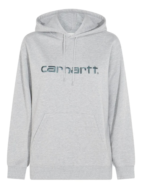 Carhartt WIP embroidered-logo hoodie - Grey - zdjęcie produktu nr 1