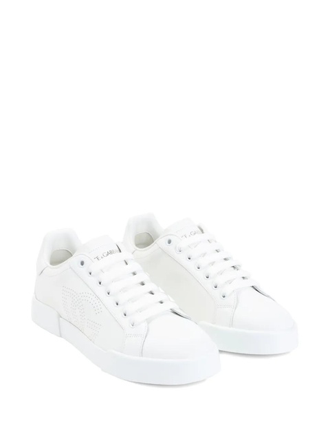 Dolce & Gabbana leather sneakers - White - zdjęcie produktu nr 2