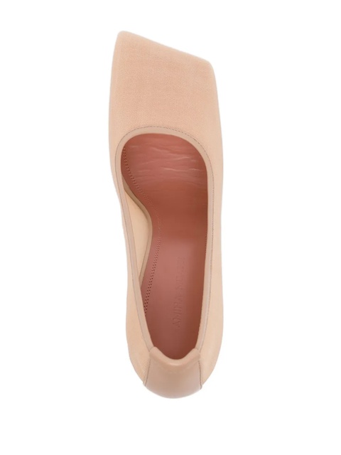 Amina Muaddi Charlotte 100mm pumps - Neutrals - zdjęcie produktu nr 2