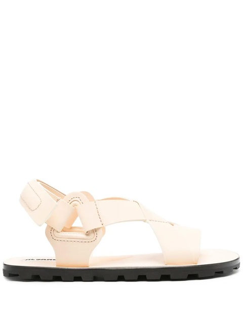 Jil Sander multi-strap leather sandals - Neutrals - zdjęcie produktu nr 1