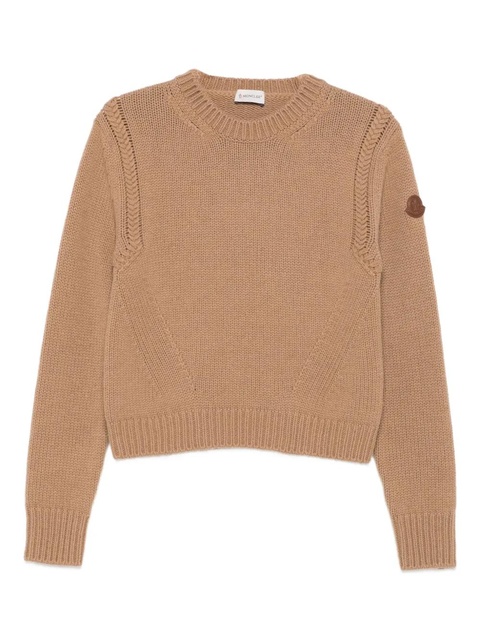 Moncler ribbed-knit jumper - Neutrals - zdjęcie produktu nr 1