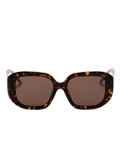 Tory Burch tortoiseshell square-frame sunglasses - Brown - zdjęcie produktu nr 1