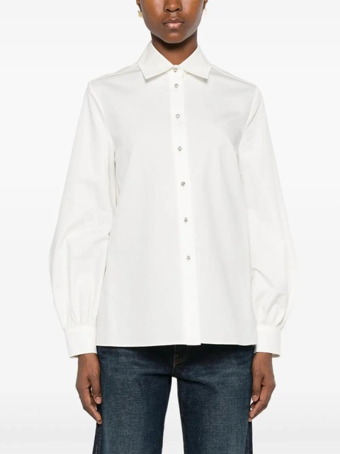 Max Mara cut-out layered shirt - White - zdjęcie produktu nr 2