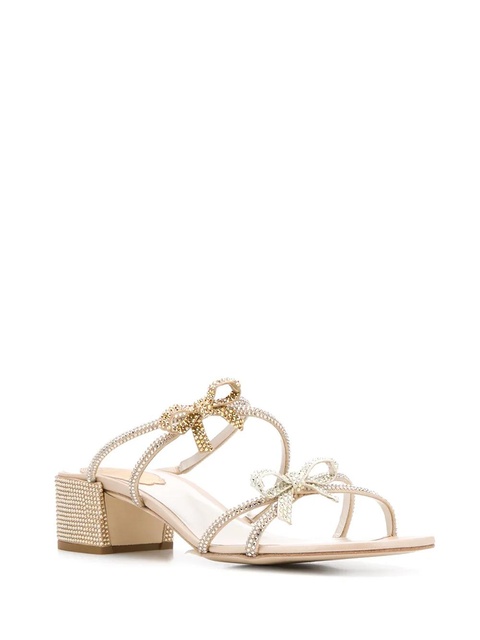 René Caovilla embellished straps sandals - Gold - zdjęcie produktu nr 2