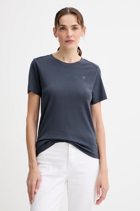 G-Star Raw t-shirt bawełniany damski kolor szary D26062-336 - zdjęcie produktu nr 1