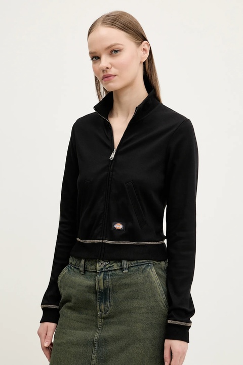 Dickies bluza damska kolor czarny gładka DK0A4Z71BLK1 - zdjęcie produktu nr 1