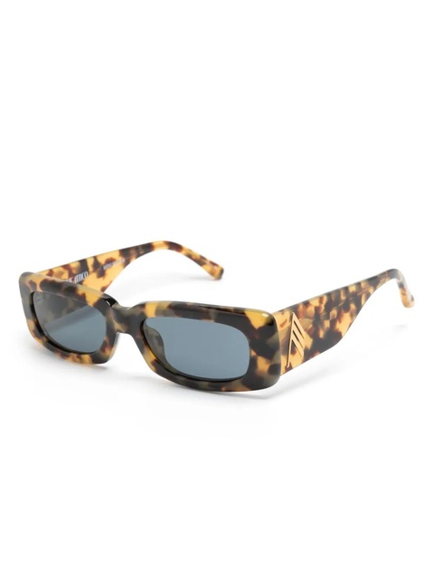 The Attico Mini Mafra rectangle-frame sunglasses - Brown - zdjęcie produktu nr 2