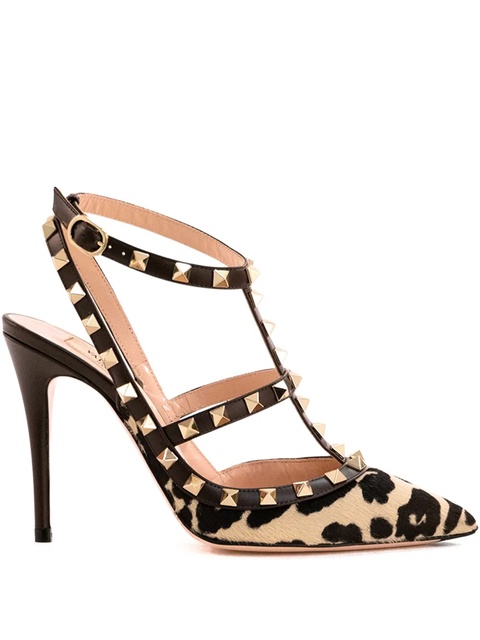 Valentino Garavani 100mm Rockstuds pumps - Neutrals - zdjęcie produktu nr 1