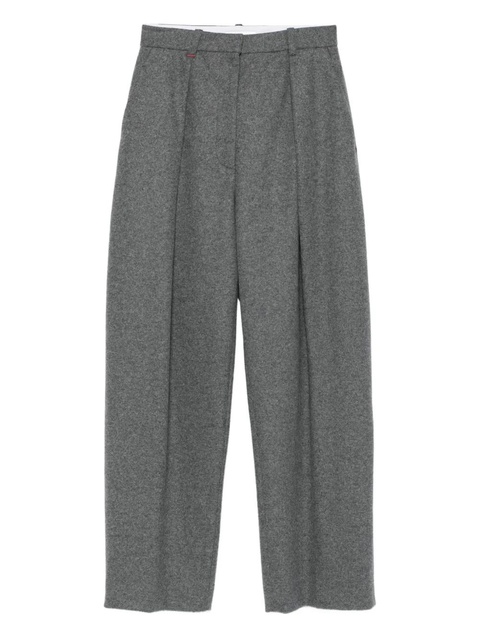 Victoria Beckham pleated trousers - Grey - zdjęcie produktu nr 1