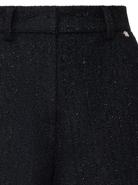 AMIRI glitter-detail shorts - Black - zdjęcie produktu nr 1