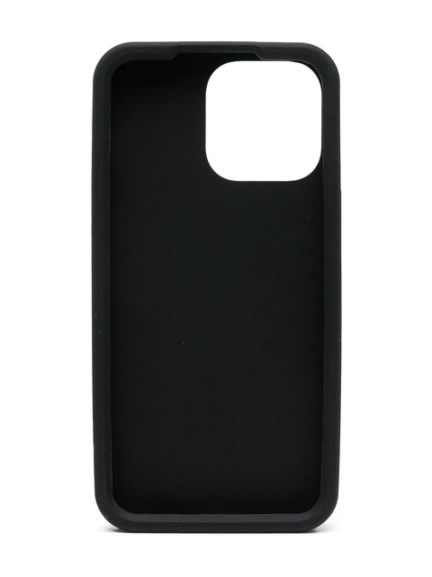 Dolce & Gabbana floral logo-patch iPhone Pro Max case - Black - zdjęcie produktu nr 1