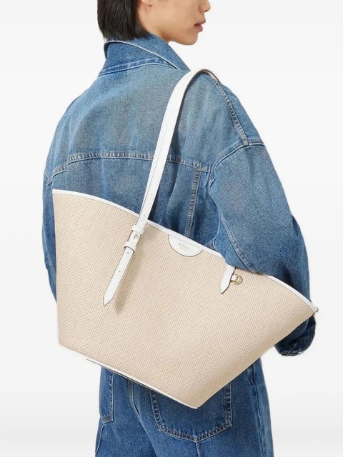 Mulberry adjustable-handles tote bag - White - zdjęcie produktu nr 1