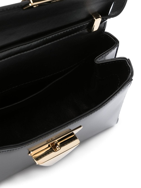 Prada triangle-logo leather shoulder bag - Black - zdjęcie produktu nr 2