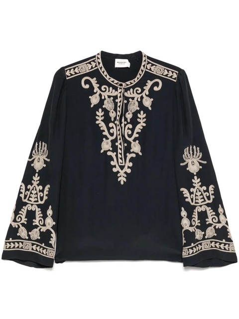MARANT ÉTOILE Falonne blouse - Black - zdjęcie produktu nr 1