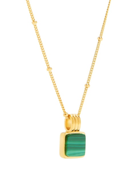 Missoma Lucy Williams square-malachite necklace - Gold - zdjęcie produktu nr 1