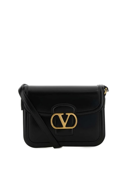 Valentino Garavani gold-tone logo shoulder bag - Black - zdjęcie produktu nr 1