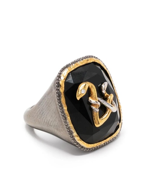 Zadig&Voltaire logo plaque ring - Silver - zdjęcie produktu nr 1