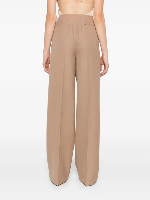 FENDI grain-de-poudre wool trousers - Brown - zdjęcie produktu nr 2