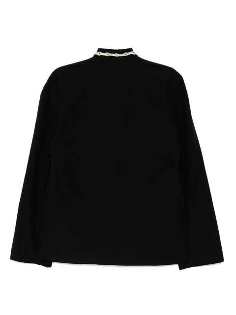 LEMAIRE embroidered ascot blouse - Black - zdjęcie produktu nr 2