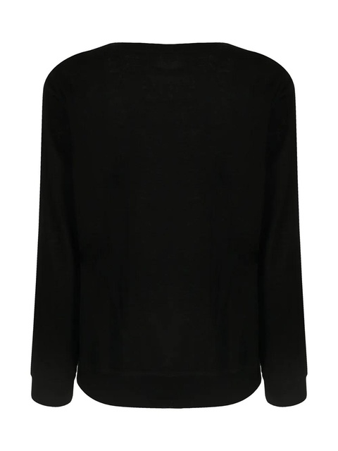 ERES buttoned shoulders jumper - Black - zdjęcie produktu nr 2