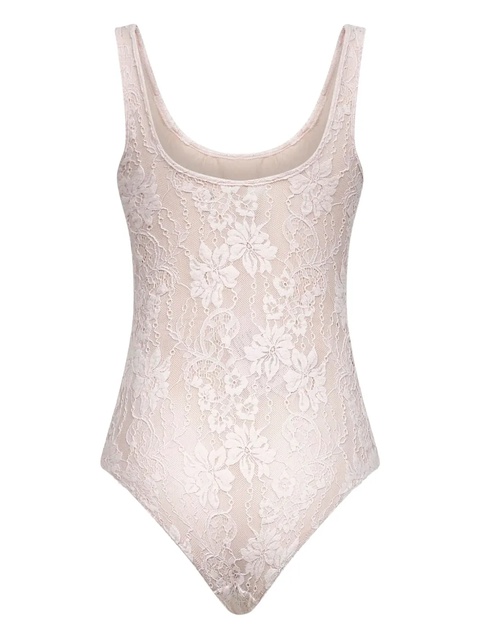ZIMMERMANN floral-lace bodysuit - Light and natural - zdjęcie produktu nr 1