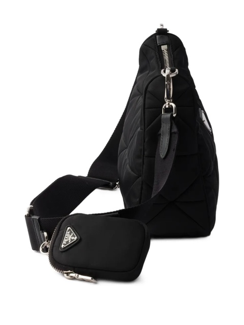 Prada Re-Nylon padded quolted shoulder bag - Black - zdjęcie produktu nr 2