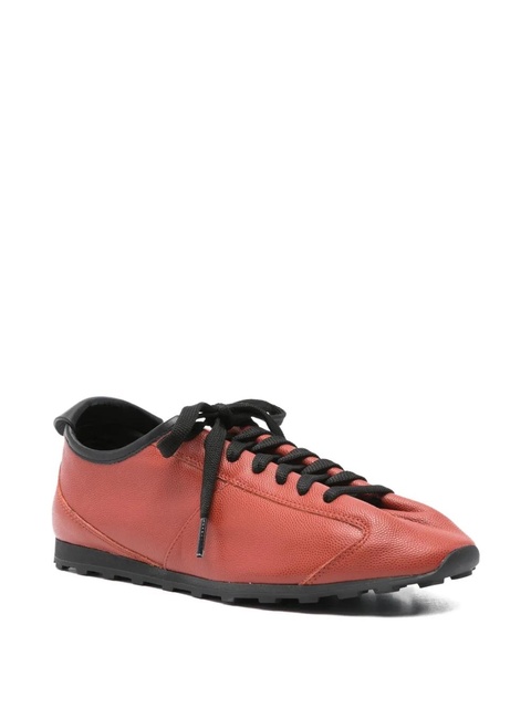 Jacquemus leather lace-up sneakers - Orange - zdjęcie produktu nr 2
