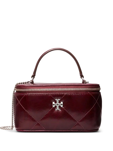 Tory Burch Kira quilted top-handle mini bag - Red - zdjęcie produktu nr 1