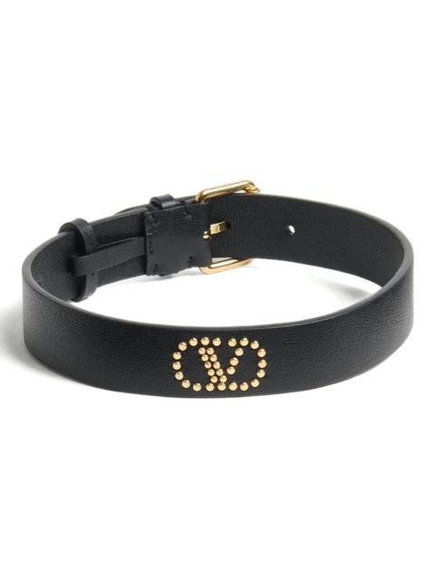 Valentino Garavani VLogo Signature leather choker - Black - zdjęcie produktu nr 2