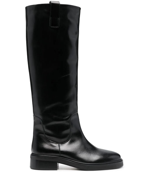 Aeyde knee-high leather boots - Black - zdjęcie produktu nr 1