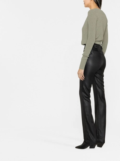 Nanushka adjustable slim-fit trousers - Black - zdjęcie produktu nr 2