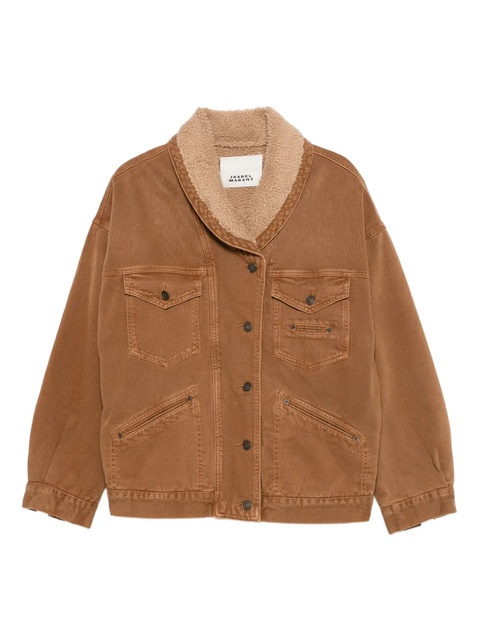ISABEL MARANT Pimia denim jacket - Brown - zdjęcie produktu nr 1