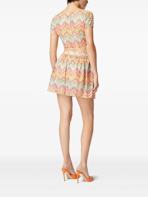 Missoni zigzag-knit beach cover up - Neutrals - zdjęcie produktu nr 2