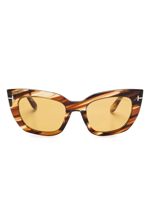 TOM FORD Eyewear Athena sunglasses - Brown - zdjęcie produktu nr 1