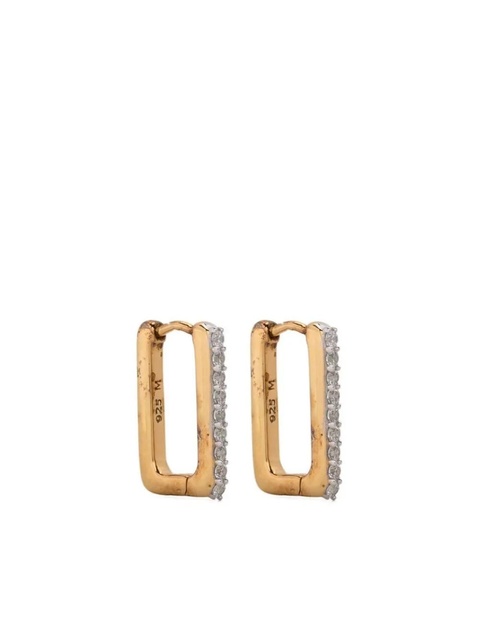 Missoma Pave Ovate Huggie earrings - Gold - zdjęcie produktu nr 1