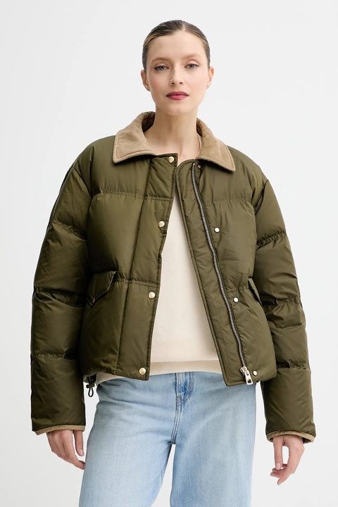 Marc O'Polo kurtka puchowa kolor zielony zimowa oversize 509111970099 - zdjęcie produktu nr 2