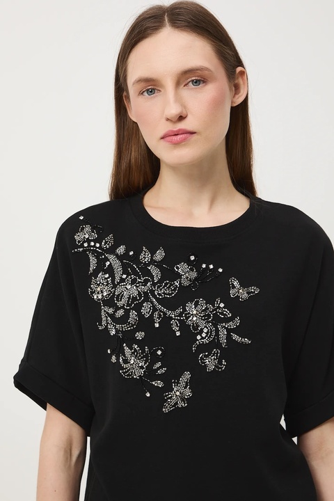 Medicine t-shirt damski kolor czarny - zdjęcie produktu nr 1