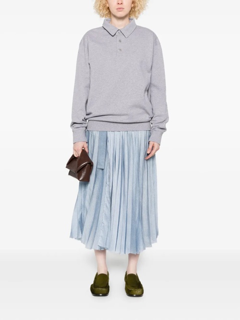 JW Anderson long-sleeve polo-neck top - Grey - zdjęcie produktu nr 2