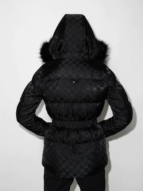 MISBHV monogram-print puffer jacket - Black - zdjęcie produktu nr 2