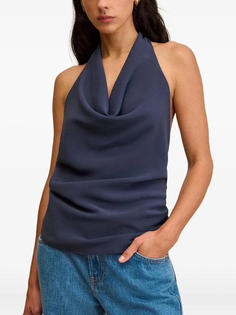 Cult Gaia Augusta cowl-neck top - Blue - zdjęcie produktu nr 1