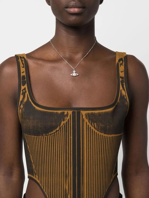 Vivienne Westwood Grace Bas Relief orb-pendant necklace - Silver - zdjęcie produktu nr 2